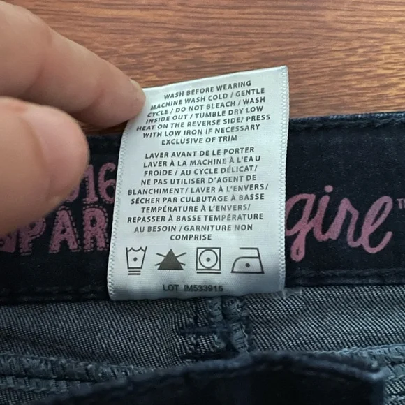 Parasuco Blue Straight Leg Dark Wash Jeans Classic Design - Picture 3 of 3